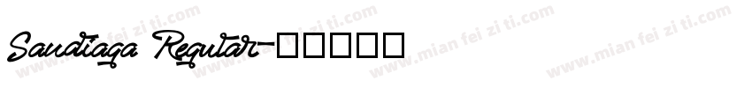 Sandiaga Regular字体转换